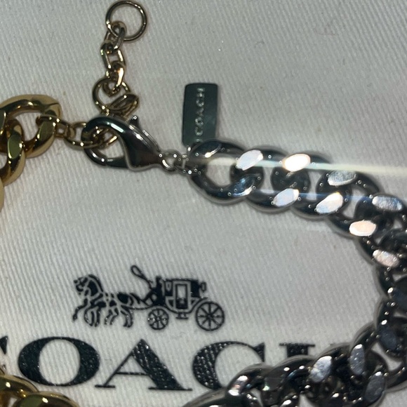 Coach two-tone bracelet - Picture 9 of 10